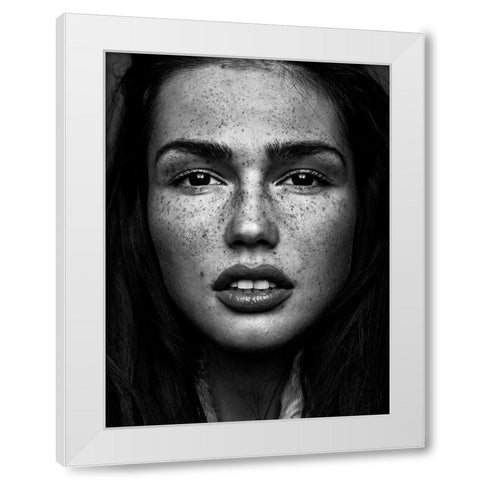 Romi White Modern Wood Framed Art Print by Krystynek MQEP, Martin