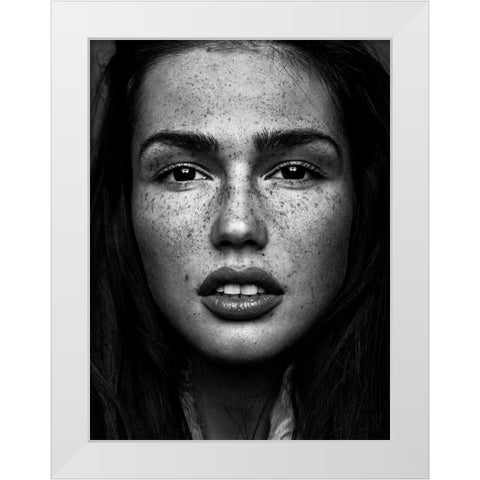 Romi White Modern Wood Framed Art Print by Krystynek MQEP, Martin