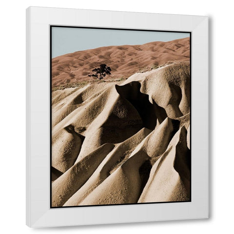 Alone White Modern Wood Framed Art Print by Malovrh, Milan