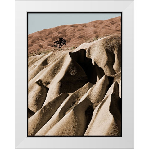 Alone White Modern Wood Framed Art Print by Malovrh, Milan