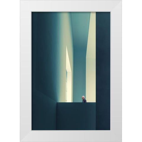 The Passage White Modern Wood Framed Art Print by Vangindertael, Luc