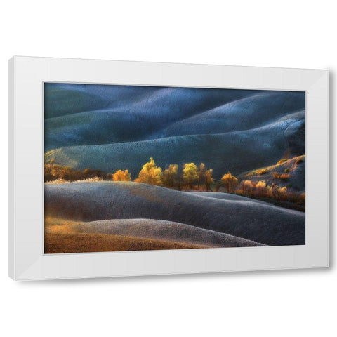 Dreamland White Modern Wood Framed Art Print by Kravanja, Jure