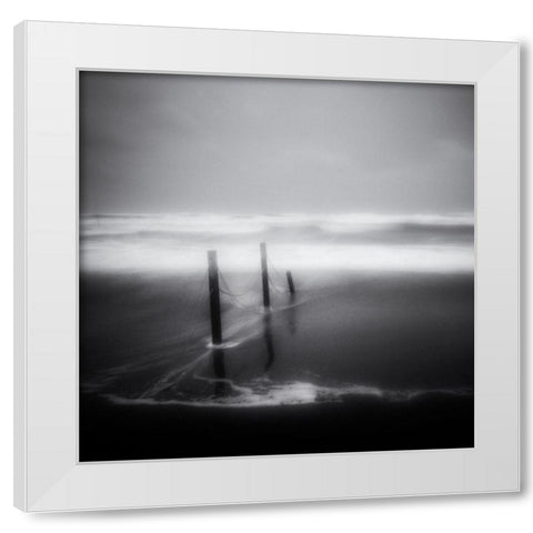 The Last White Modern Wood Framed Art Print by Della Latta, Massimo