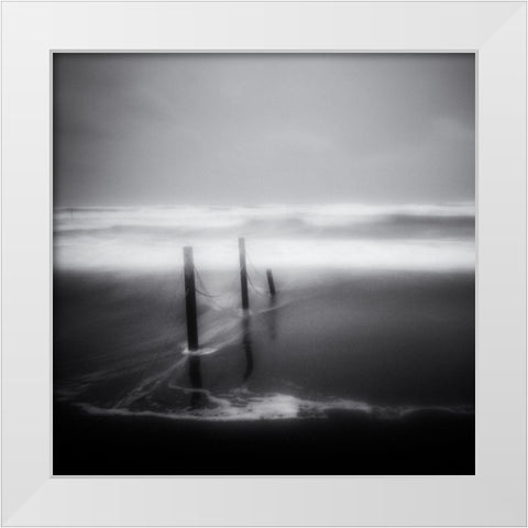 The Last White Modern Wood Framed Art Print by Della Latta, Massimo