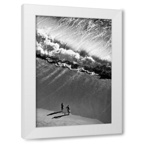 Untitled White Modern Wood Framed Art Print by Ferreira, Rui