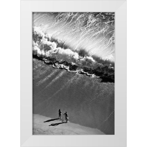 Untitled White Modern Wood Framed Art Print by Ferreira, Rui