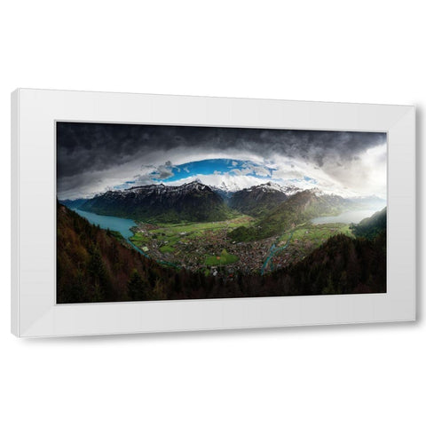 Interlaken Eye. White Modern Wood Framed Art Print by Pablo De, Juan