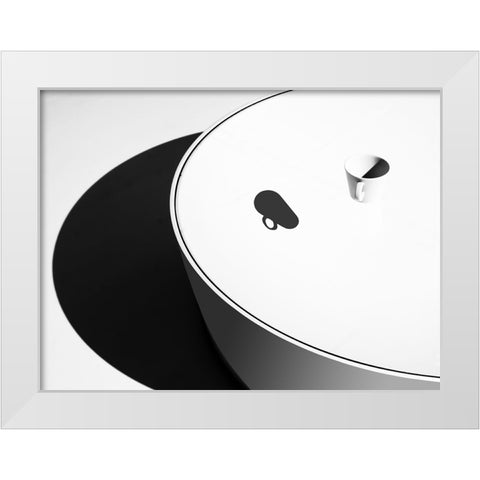 N-T White Modern Wood Framed Art Print by Vangindertael, Luc