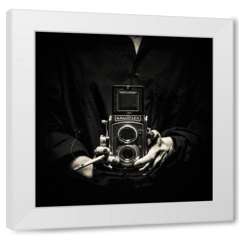 Kalloflex White Modern Wood Framed Art Print by Damsten, Petri