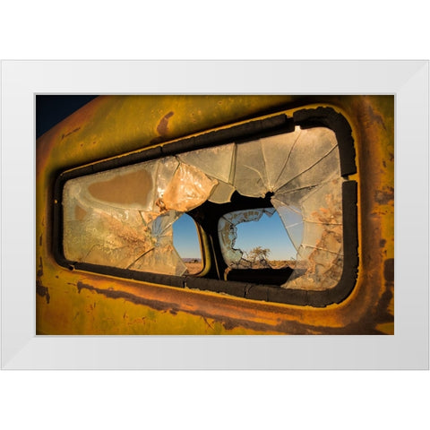 Deserted White Modern Wood Framed Art Print by Wride, Linda