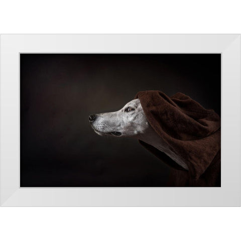 The Name Of The Rose (Umberto Ecco) White Modern Wood Framed Art Print by Willers, Heike