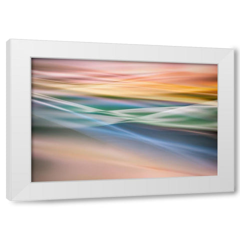Untitled White Modern Wood Framed Art Print by Or, Keren