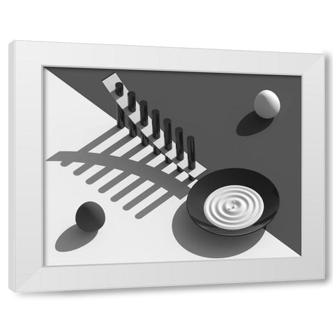 Combination White Modern Wood Framed Art Print by Bunjamin, Antonyus