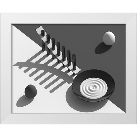 Combination White Modern Wood Framed Art Print by Bunjamin, Antonyus