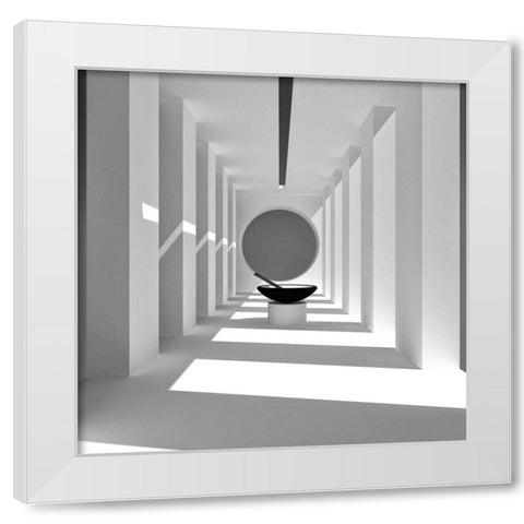 Mie Bowl Room White Modern Wood Framed Art Print by Bunjamin, Antonyus