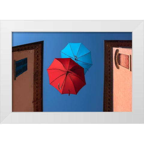 2 X 2 White Modern Wood Framed Art Print by Kravanja, Jure