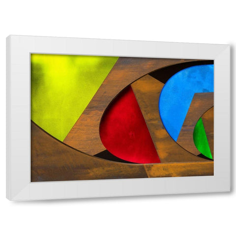A.F.A.S. White Modern Wood Framed Art Print by Verschelden, Harry