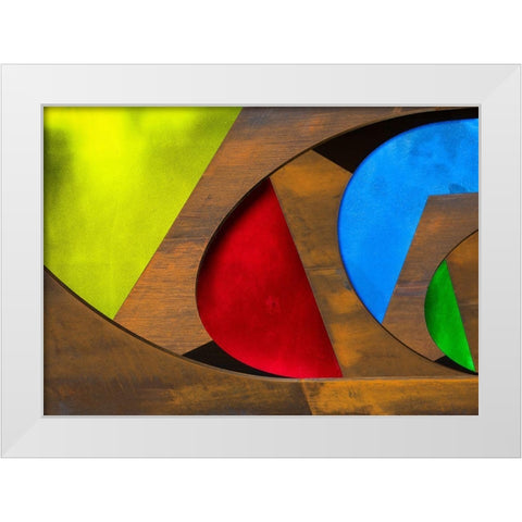 A.F.A.S. White Modern Wood Framed Art Print by Verschelden, Harry