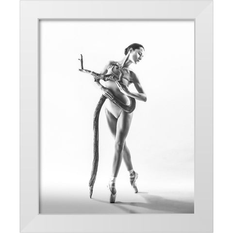 Untitled White Modern Wood Framed Art Print by Koztowski, tukasz