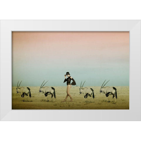 Africa Iv White Modern Wood Framed Art Print by Von Diepenbroek, Christine