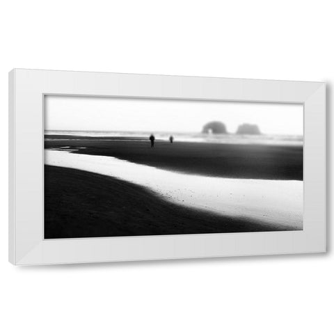 Together White Modern Wood Framed Art Print by Teneyck, R.