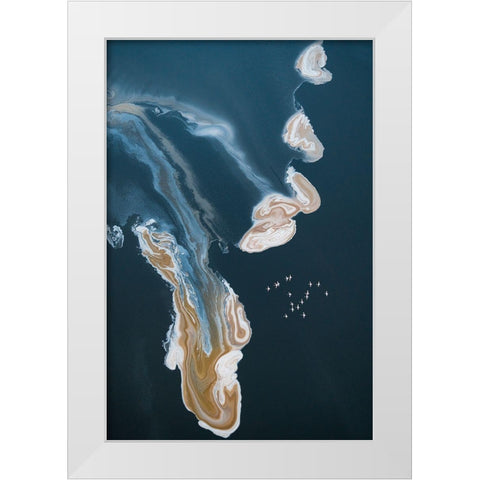 Fly In The Picture White Modern Wood Framed Art Print by Fan, John