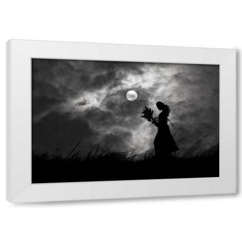 Liebestraum White Modern Wood Framed Art Print by Lee, Hengki