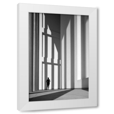 Untitled White Modern Wood Framed Art Print by Joseph, Florentinus