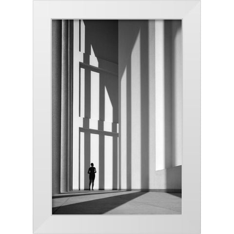 Untitled White Modern Wood Framed Art Print by Joseph, Florentinus