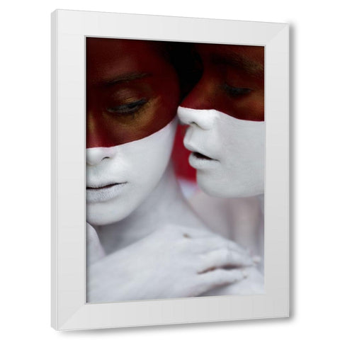 Independence Day Indonesia White Modern Wood Framed Art Print by Ichsan