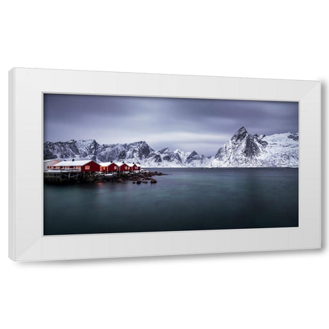 Hamnacy White Modern Wood Framed Art Print by Bogaerts, Sus