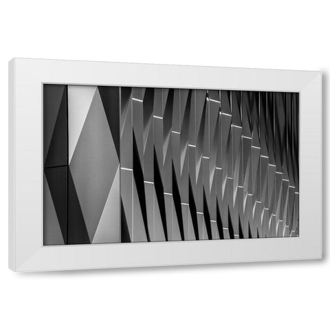 Beside White Modern Wood Framed Art Print by Van Maastricht, Henk