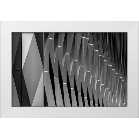 Beside White Modern Wood Framed Art Print by Van Maastricht, Henk