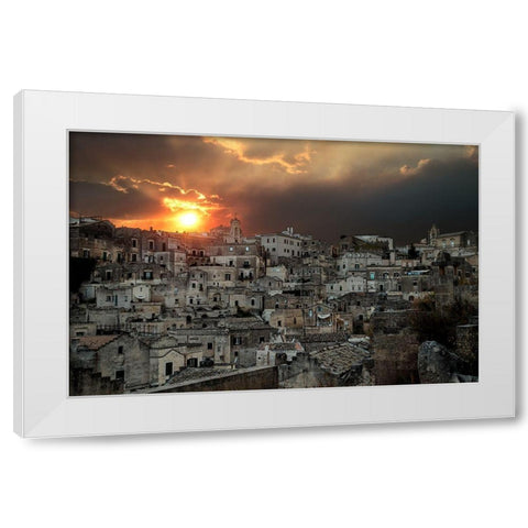 Untitled White Modern Wood Framed Art Print by Stoduto, Michele