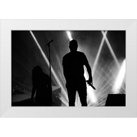 ILl Take Care Of You White Modern Wood Framed Art Print by Alves, Fernando