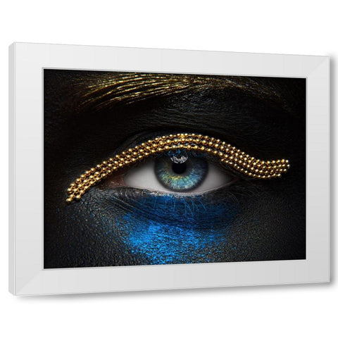 Macro Beauty White Modern Wood Framed Art Print by Malikov, Alex