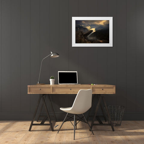 Extreme People... White Modern Wood Framed Art Print by Mikhaliuk, Siarhei