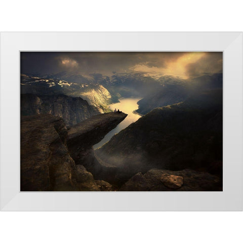 Extreme People... White Modern Wood Framed Art Print by Mikhaliuk, Siarhei