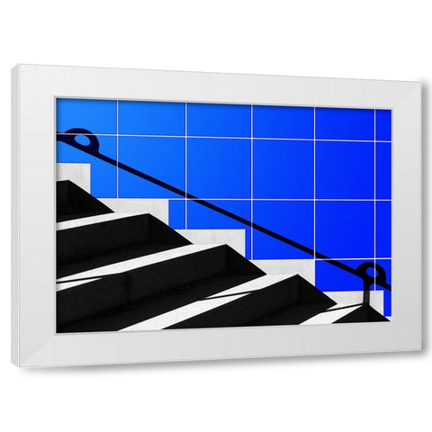 Escort White Modern Wood Framed Art Print by Huybrighs, Marc