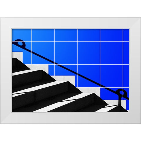 Escort White Modern Wood Framed Art Print by Huybrighs, Marc