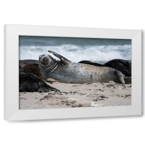 A Headache White Modern Wood Framed Art Print by Bewernick, Erhard