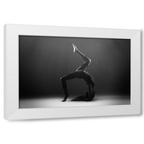 Iranian White Modern Wood Framed Art Print by Hamidnezhad, Amin