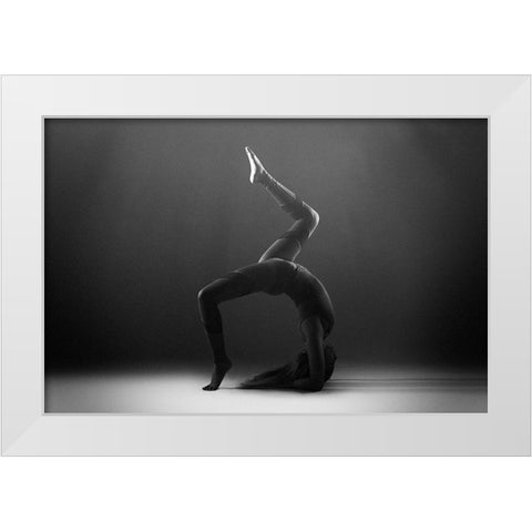 Iranian White Modern Wood Framed Art Print by Hamidnezhad, Amin