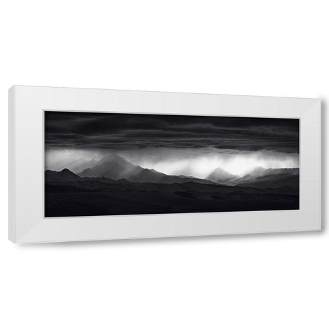 See Through White Modern Wood Framed Art Print by Liu, Ke