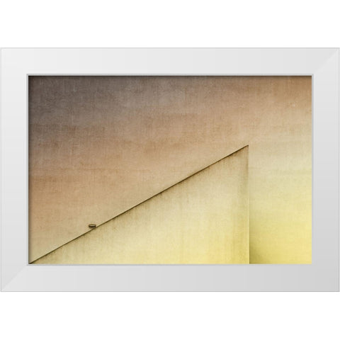 Lamp Light White Modern Wood Framed Art Print by Endermann, Rolf