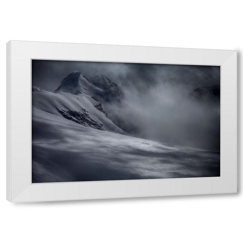 Heading To The Top White Modern Wood Framed Art Print by Svoboda Mqep, Peter