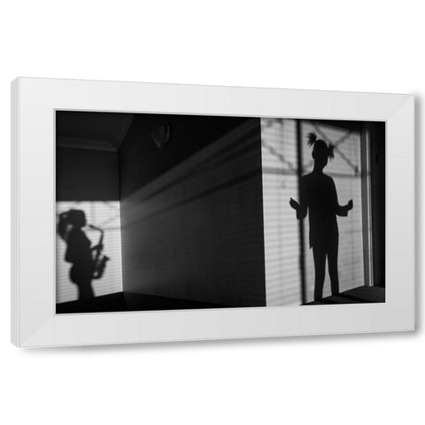 Life Pieces White Modern Wood Framed Art Print by Salgado Gispert, Gloria