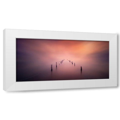 The Light White Modern Wood Framed Art Print by Guerola, Joaquin