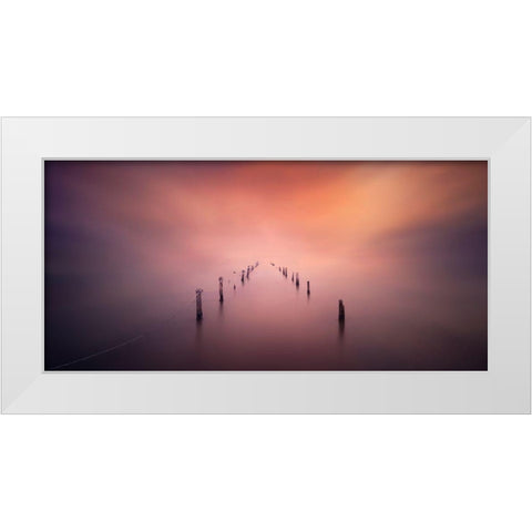 The Light White Modern Wood Framed Art Print by Guerola, Joaquin