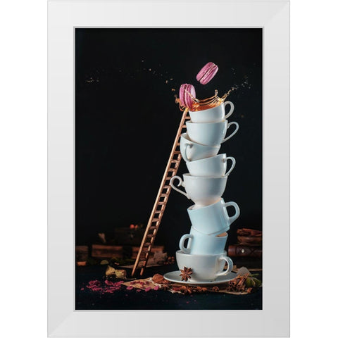 Unreachable Sweets White Modern Wood Framed Art Print by Belenko, Dina